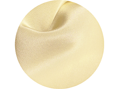 silk fabric color Pale Banana