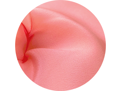 silk fabric color Pink Peach