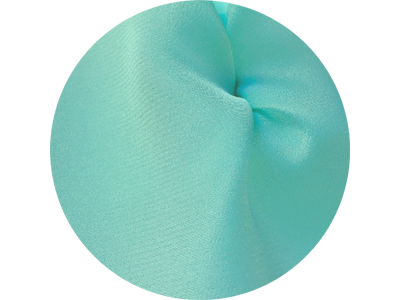 silk fabric color Aqua Green
