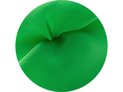 silk fabric color Green Flash