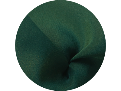 silk fabric color Forest Green