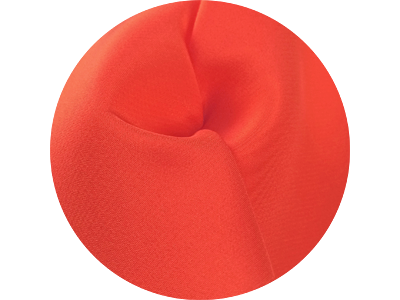 silk fabric color Red Orange