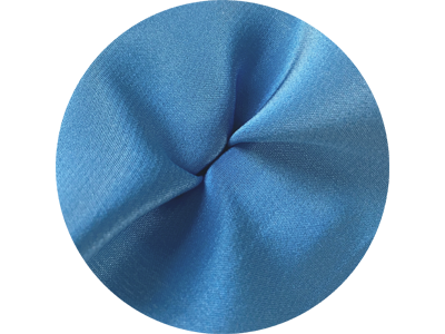 silk fabric color Parisian Blue