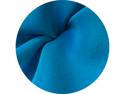 silk fabric color Ocean Blue