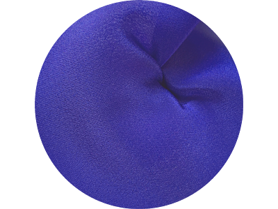 silk fabric color Blue Iris