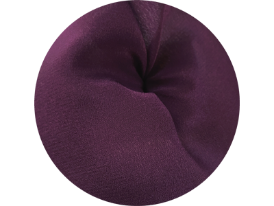 silk fabric color Aubergine