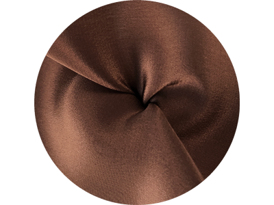 silk fabric color Pony Brown