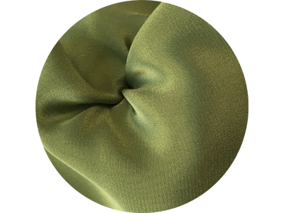 silk fabric color Turtle Green