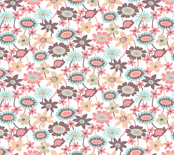 silk fabric neats print