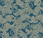 silk fabric paisley print
